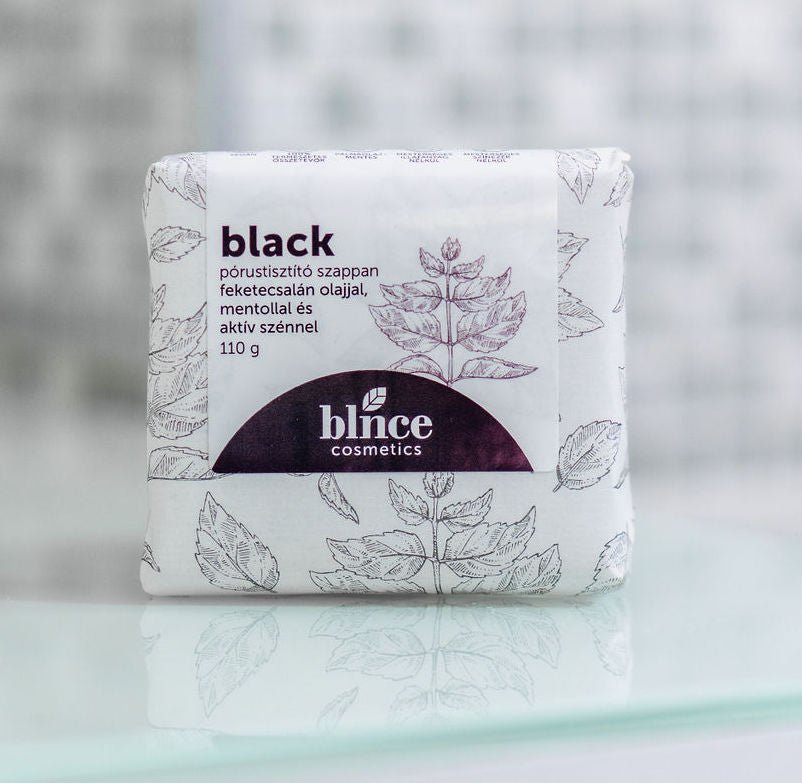 Black pórustisztító szappan feketecsalán olajjal és aktív szénnel - blnce.hu