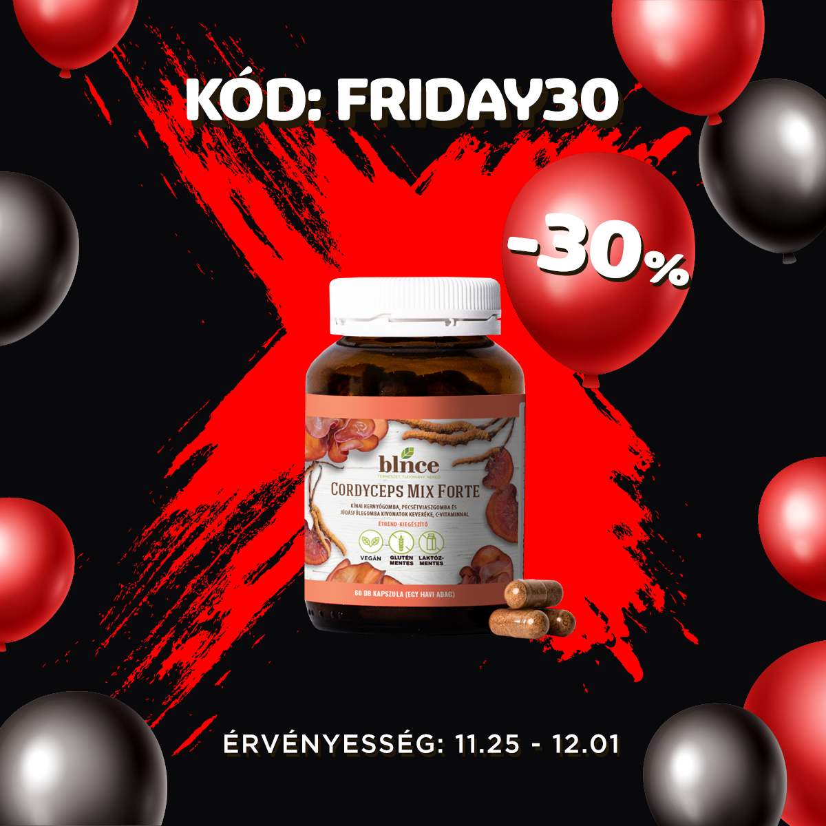 Cordyceps Mix Forte, C vitaminnal  - Szív és érrendszer