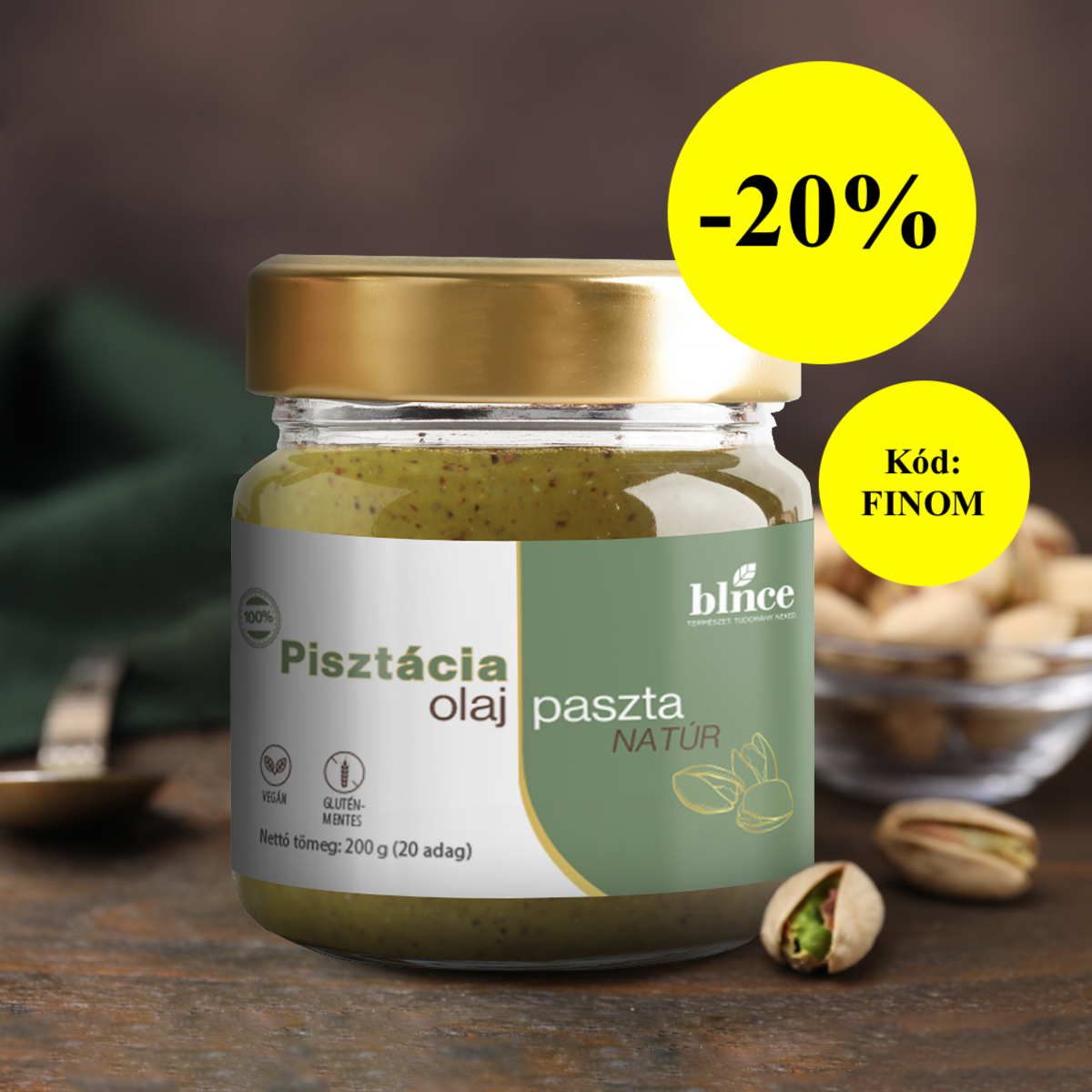 Pisztáciaolaj paszta
