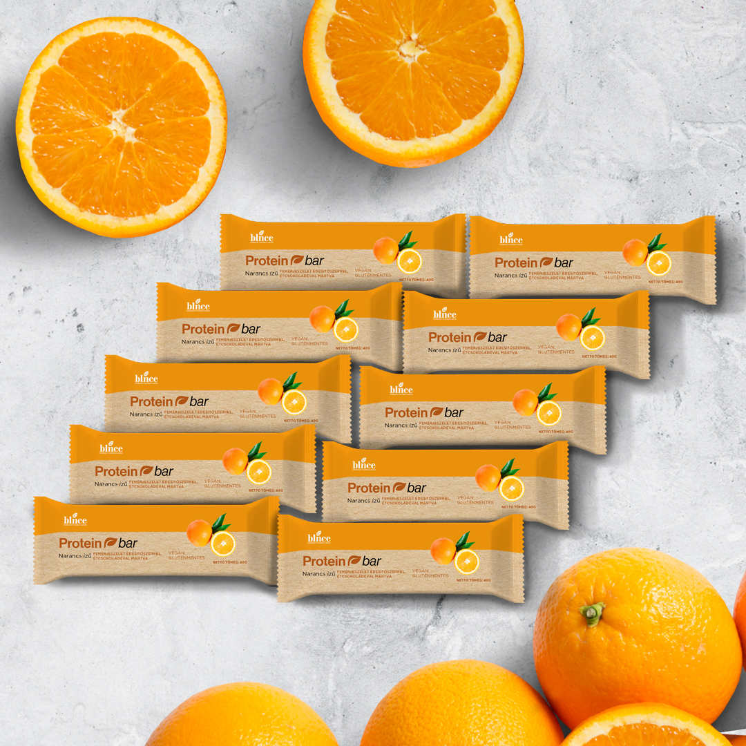 Vegán fehérje szelet 10-es csomag - gluténmentes