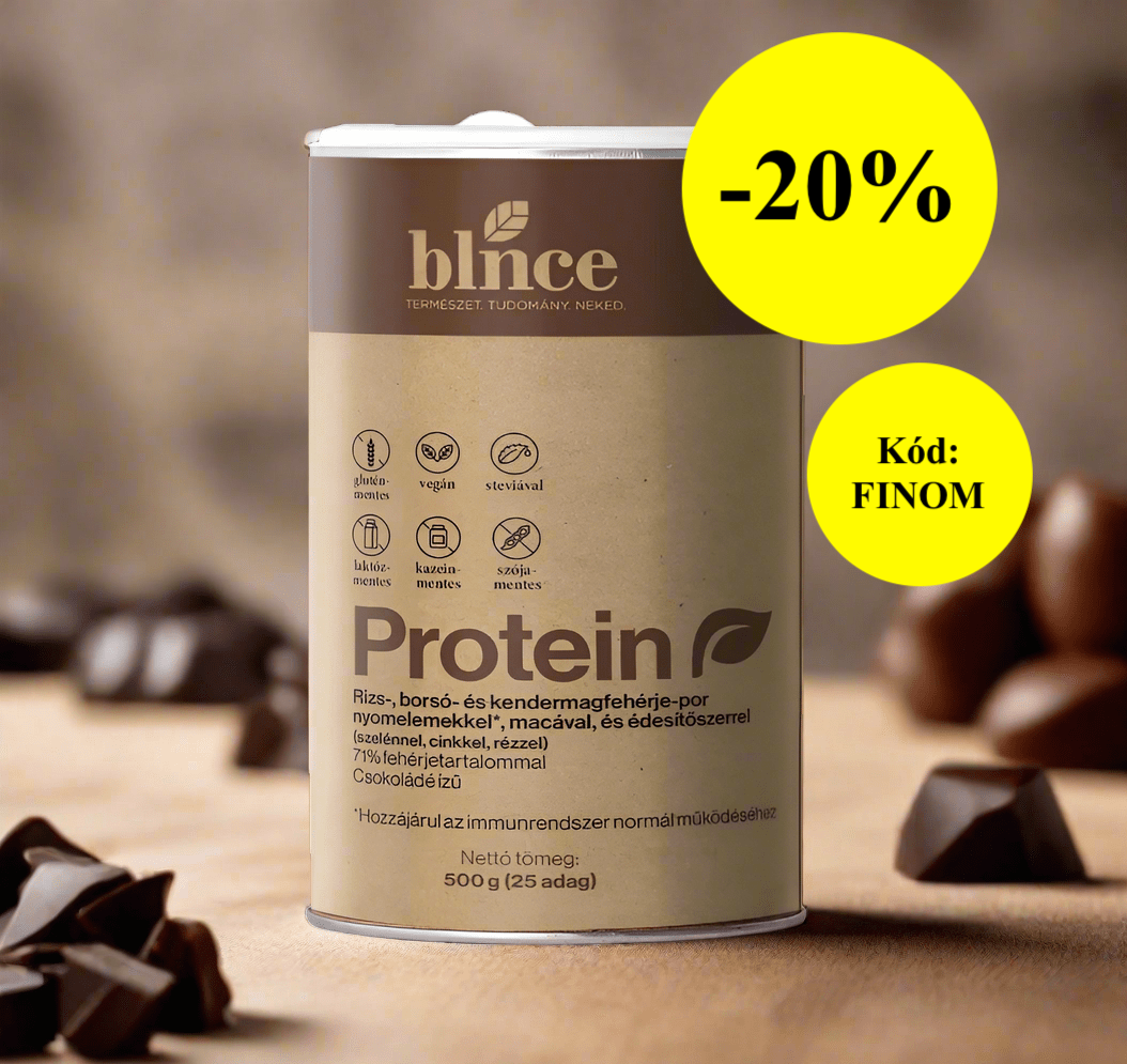 Vegán ízesített fehérje többféle ízben - akár 74%-os fehérjetartalom