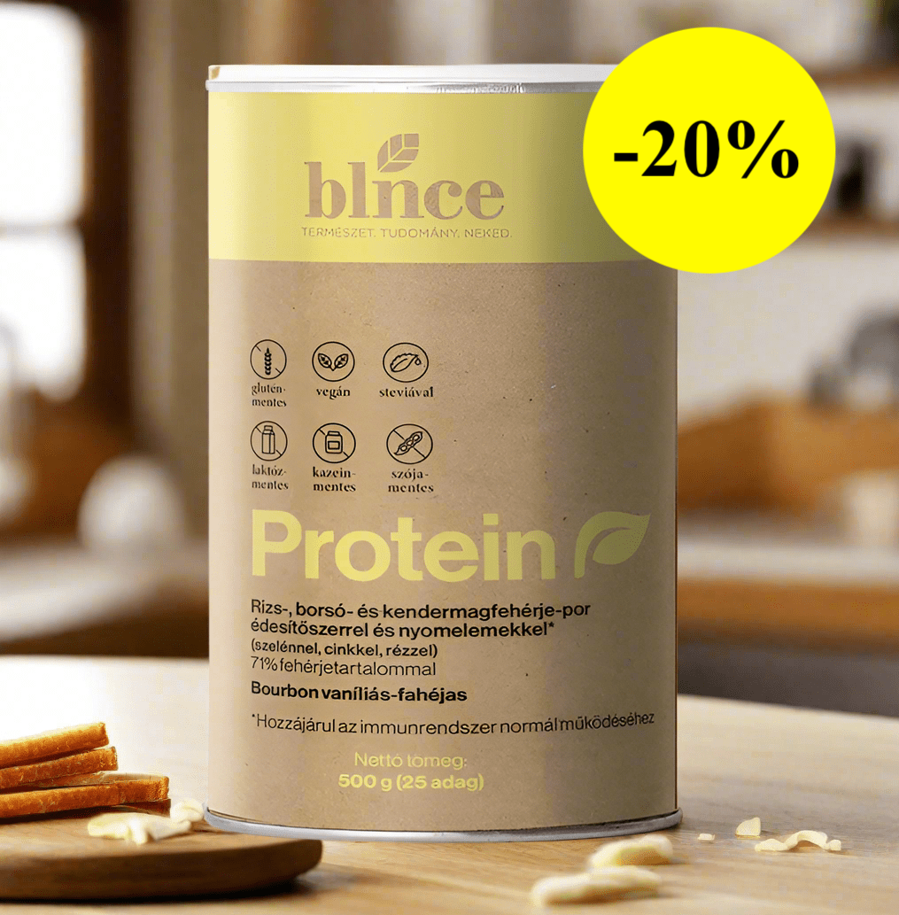 Vegán ízesített fehérje többféle ízben - akár 74%-os fehérjetartalom
